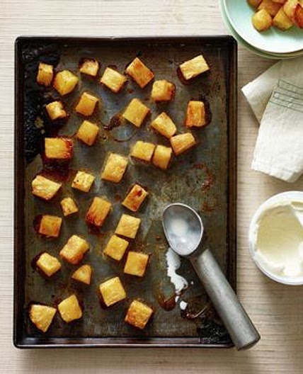 Baked Cinnamon Roasted Pineapple