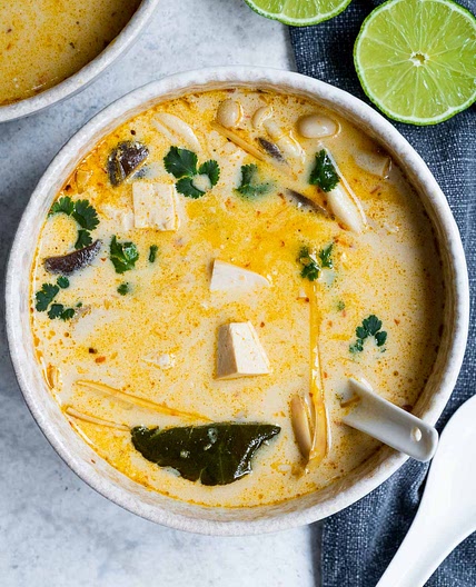 Vegan Tom Kha Soup