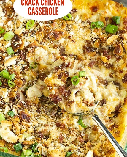 Baked Crack Chicken Casserole