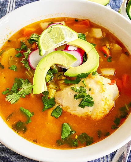 Instant Pot Mexican Chicken Soup (Caldo De Pollo)