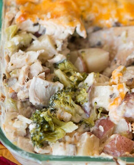 Cheesy Ranch Chicken and Rice Casserole