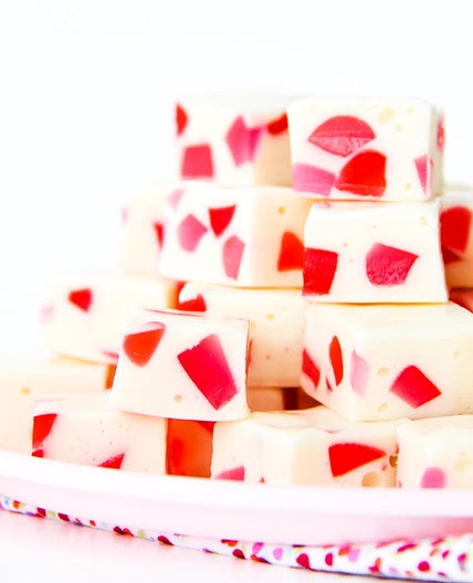 Easy Valentine's Day Nougat Candy