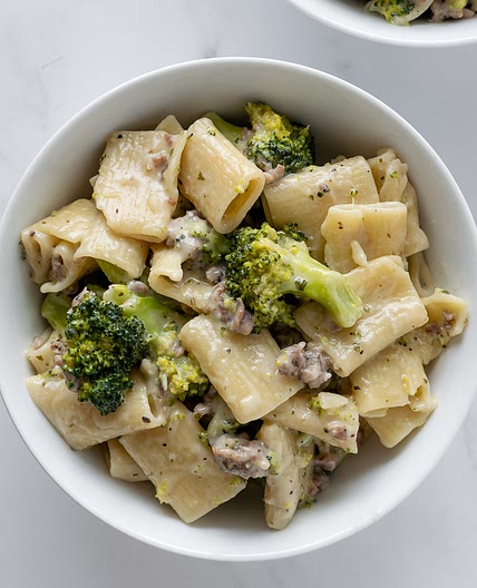 Creamy One Pot Sausage Broccoli Pasta