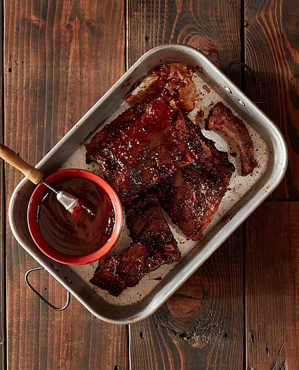 Bourbon-BBQ Glazed Baby Back Ribs