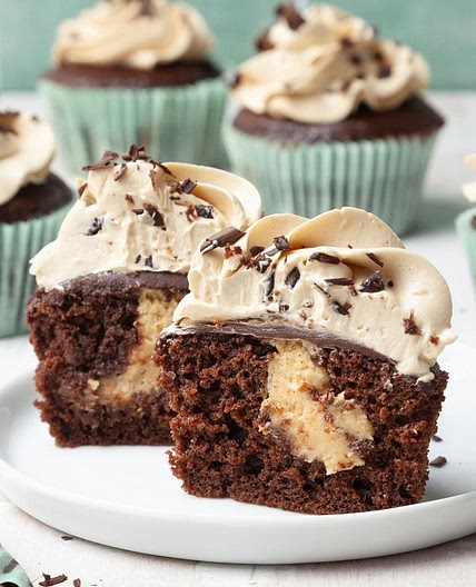 Chocolate Peanut Butter Cupcakes