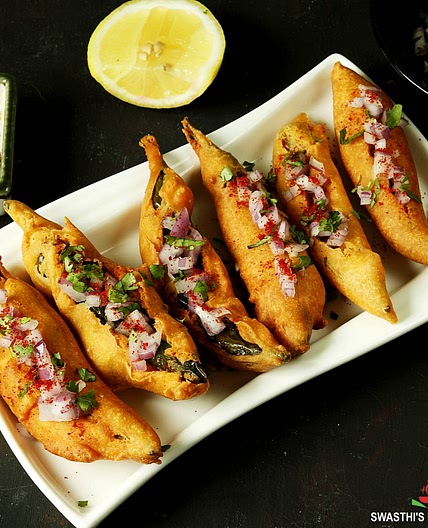 Mirchi Bajji Recipe | Mirapakaya Bajji