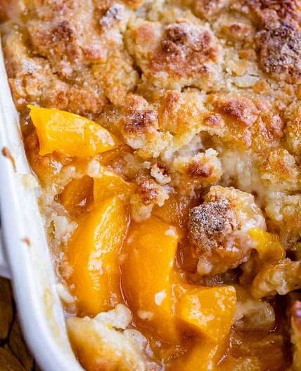 Homemade Peach Cobbler Recipe