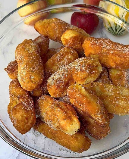 Easy Apple Doughnuts