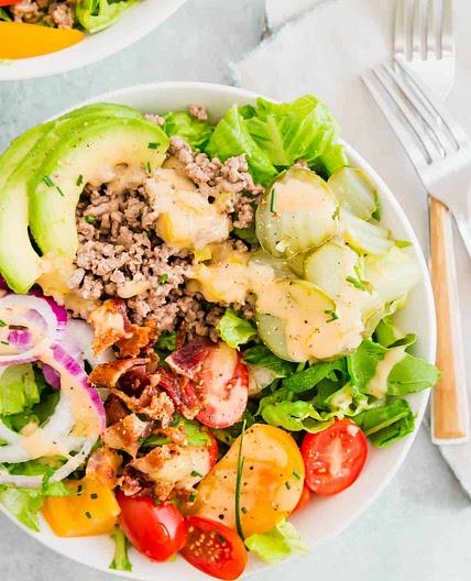 Burger In A Bowl
