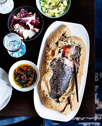 Barramundi en croûte