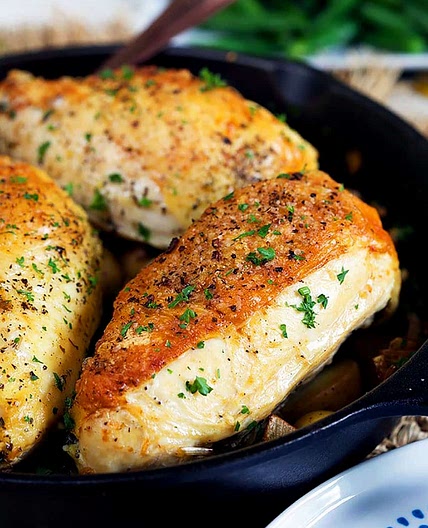 Cast Iron Skillet Chicken Breasts Recipe
