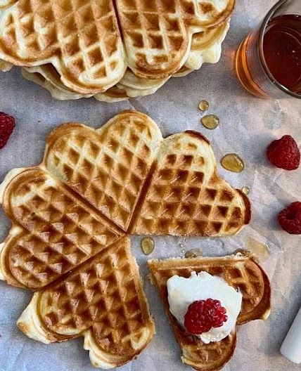 Sourdough Discard Waffles Recipe
