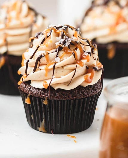 Chocolate Caramel Cupcakes