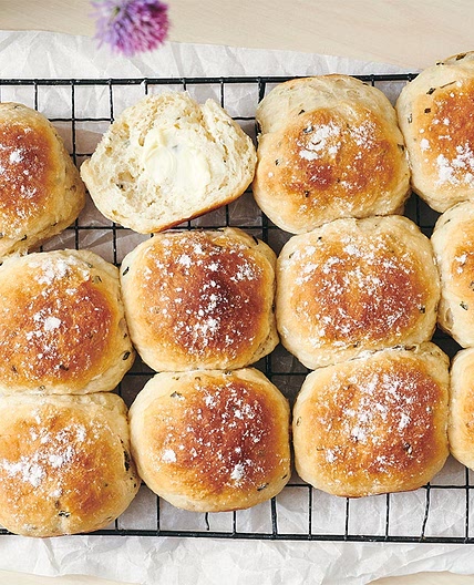 Sour Cream & Chive Potato Bread or Rolls