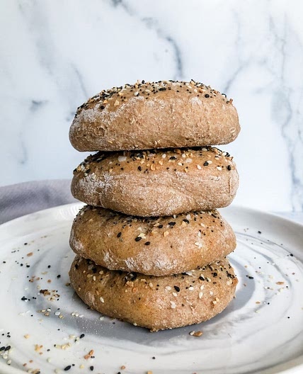 Healthy Four Ingredient Bagels