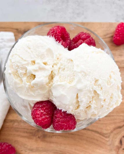 No Egg Vanilla Ice Cream