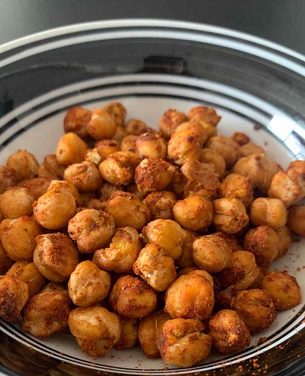 Spiced Air-Fried Chickpeas