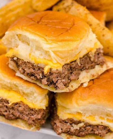 The BEST Cheeseburger Sliders