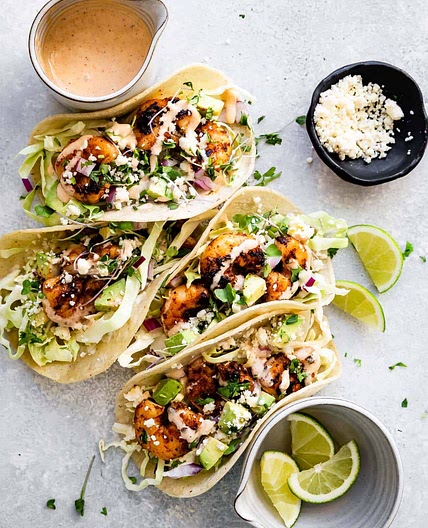 Gluten Free Blackened Shrimp Tacos