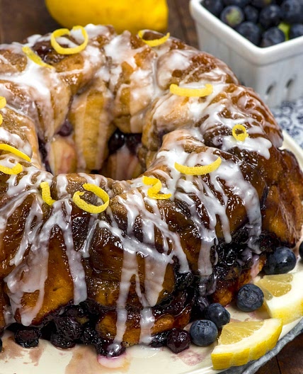 Blueberry Lemon Monkey Bread Recipe
