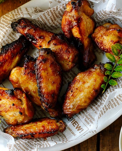 Garlic Miso Chicken Wings