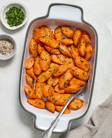 Air Fryer Carrots (Garlic Herb)