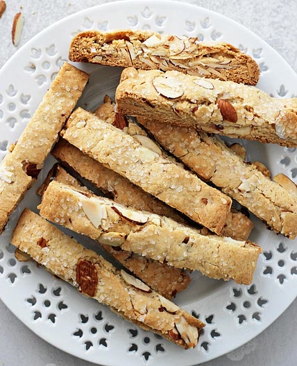 Vanilla Almond Vegan Biscotti