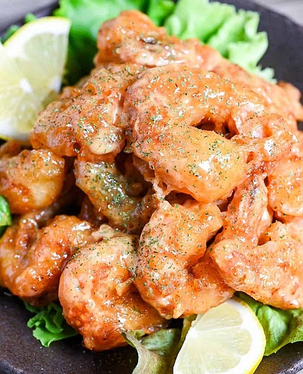 Ebi Mayo (Fried Shrimp in Mayonnaise Sauce)
