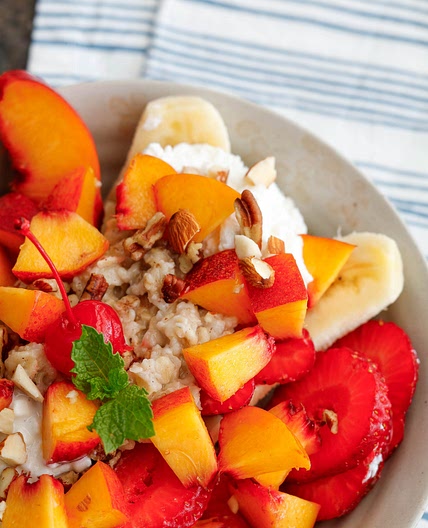 Banana Split Overnight Oatmeal Bowl