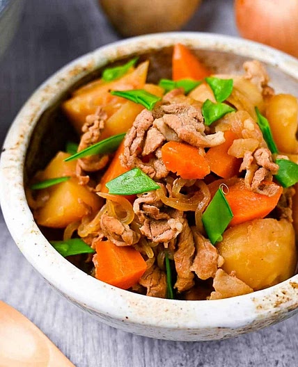 Authentic Nikujaga (Japanese Meat and Potato Stew)