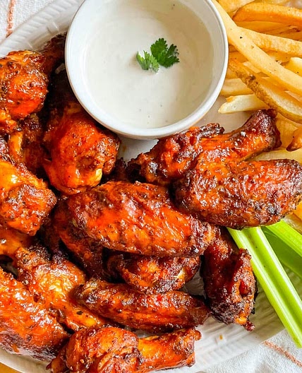 Air Fryer Buffalo Chicken Wings (Gluten-Free)