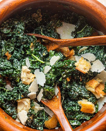 Kale Caesar Salad