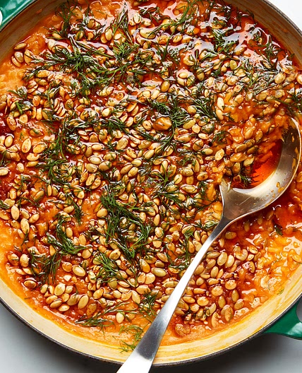 Squash Risotto With Pepitas