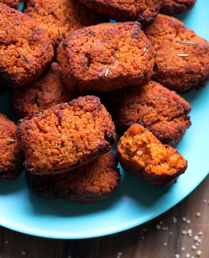 4 Ingredient Cheese & Tomato Couscous Nuggets for Babies