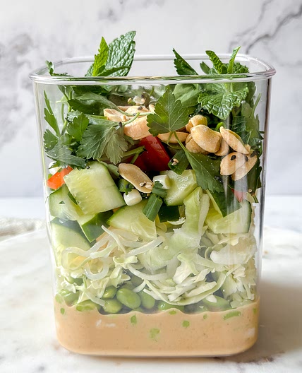 Dr. B's Spring Roll Salad With Chicken