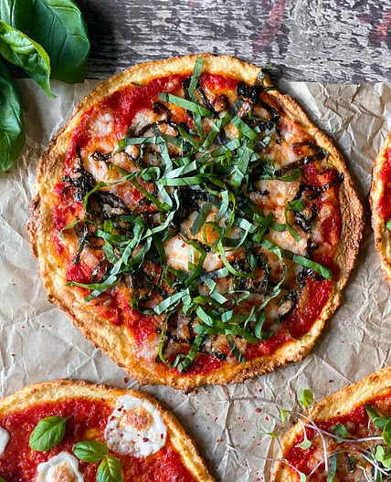 Cauliflower Thin Crust Pizza