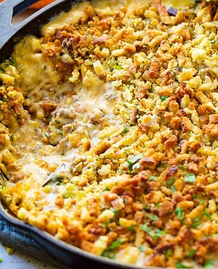 Creamy Zucchini Sausage Casserole