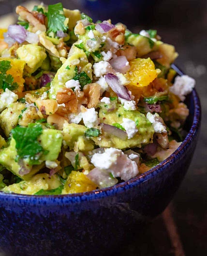 Citrus Avocado Salsa (Chunky Avocado Dip)