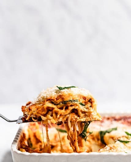 Vegetarian Spinach Pumpkin Lasagna