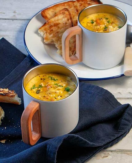 "Hug in a mug" chicken soup