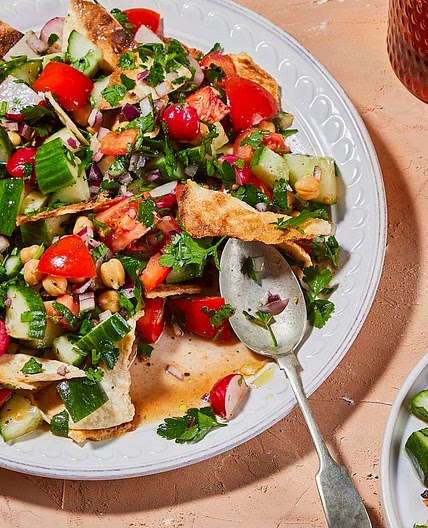 Chickpea fattoush