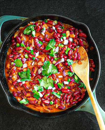 Lubya: One Pot Afghan Red Kidney Bean Curry