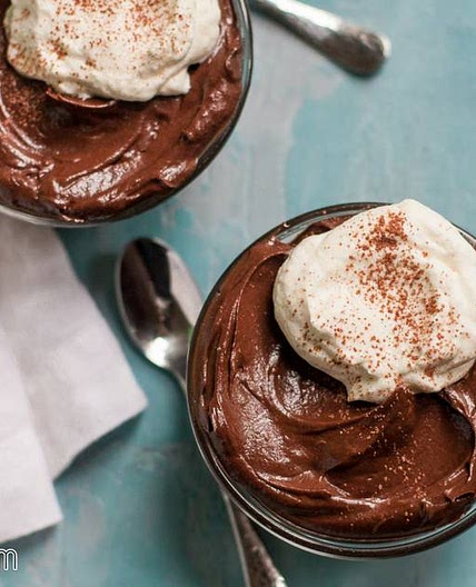 Dark Chocolate Avocado Mousse ~ low carb, vegan, AIP