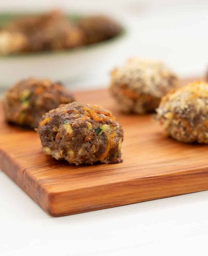 Baked Beef and Vegetable Rissoles
