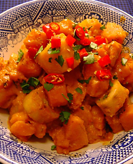 Tahitian Sweet Potatoes With Fei (bananas)