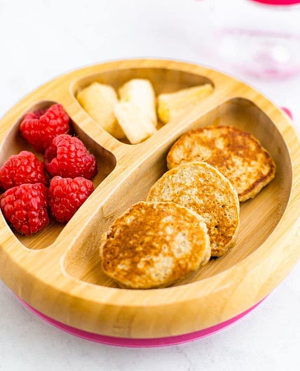 Banana Oatmeal Pancakes for Babies