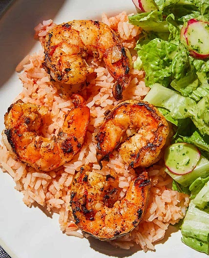 Mexican Style Shrimp and Rice