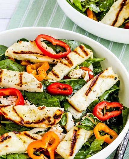 Grilled Halloumi Salad