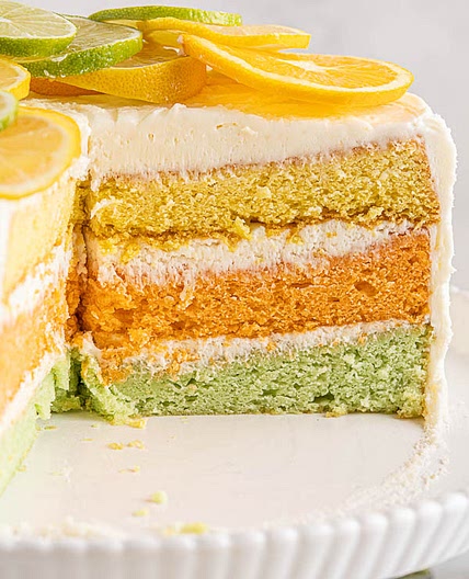 OMBRE CITRUS LAYER CAKE