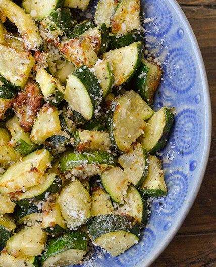 Air Fryer Zucchini with Parmesan